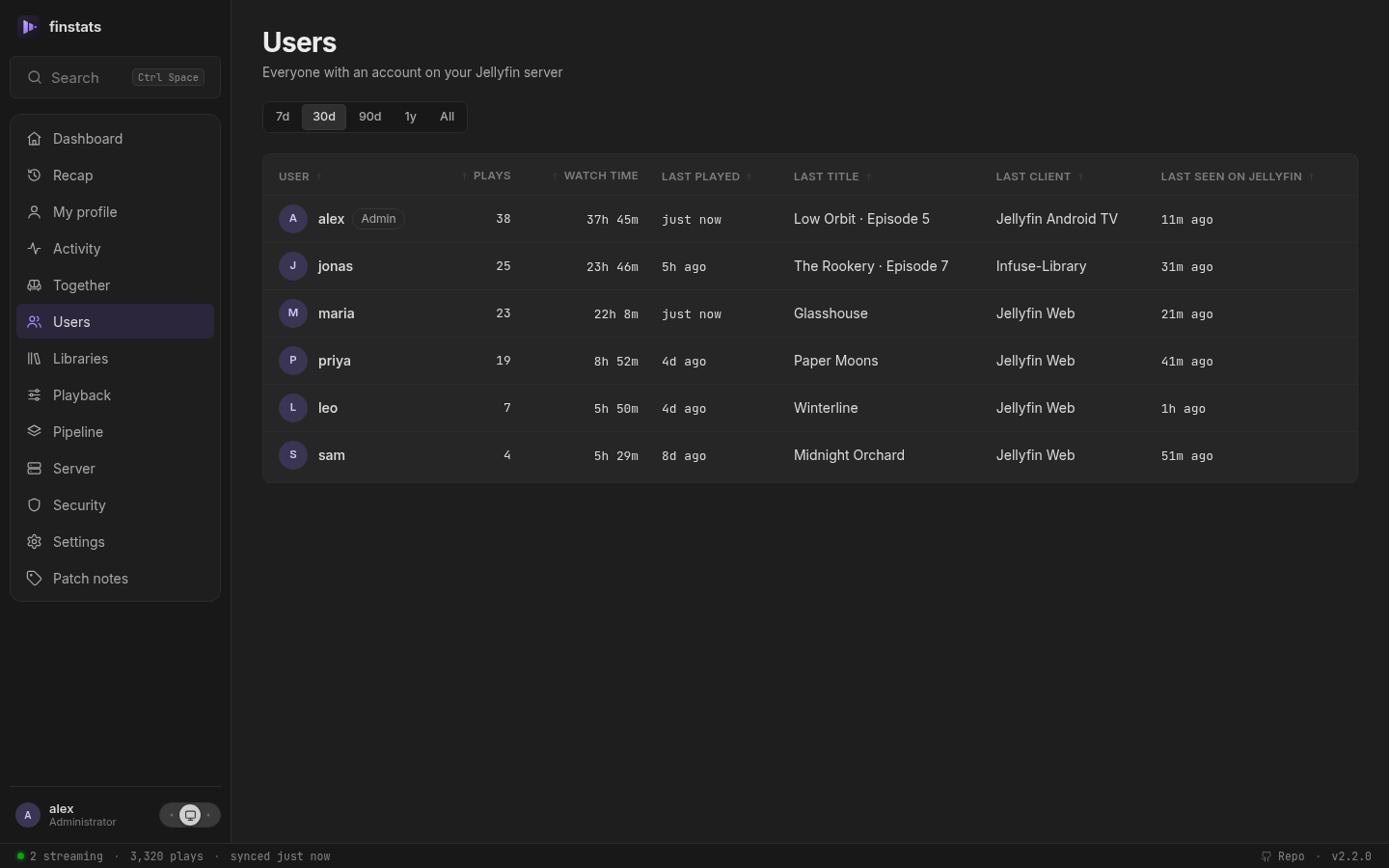 The search first menu