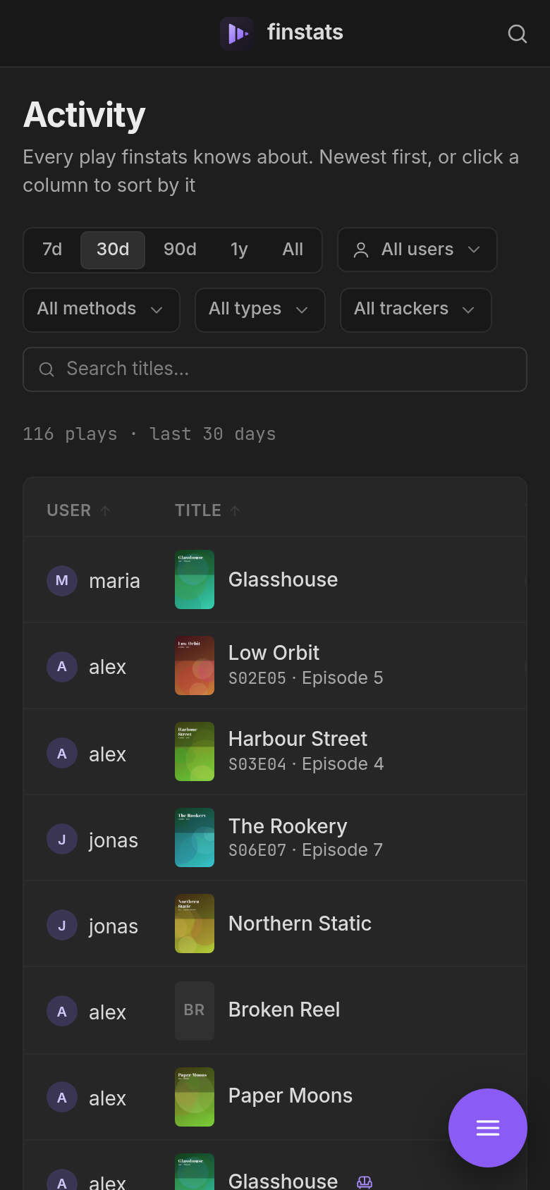 The thumb arc menu on a phone