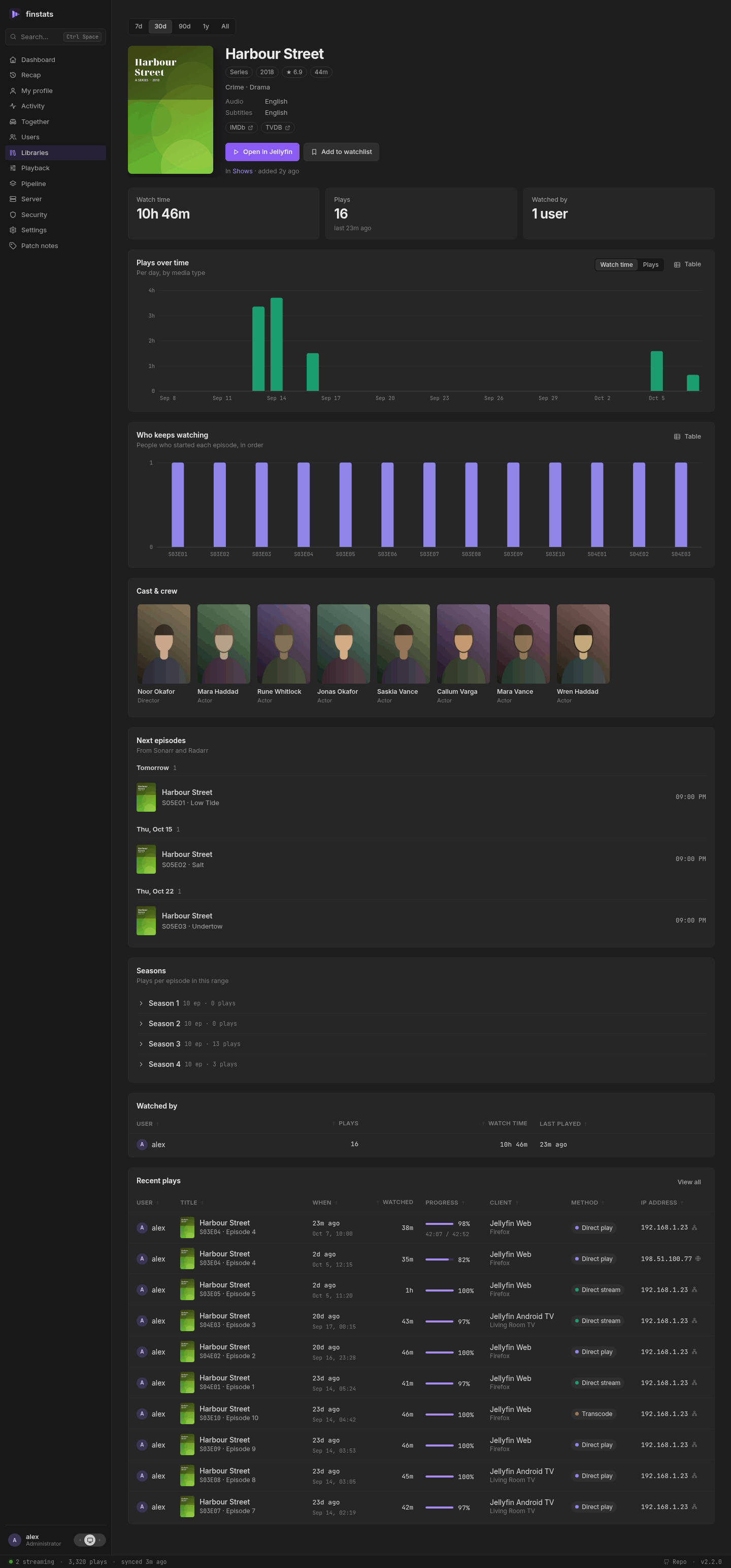 A show, on a desktop